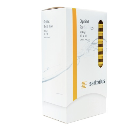 Sartorius Optifit Standard Tips in Refill Towers